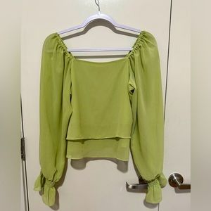 Fabaley Green Blouse
